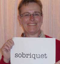 Click to see the definition of sobriquet.