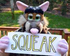 Click to see the definition of squeak.